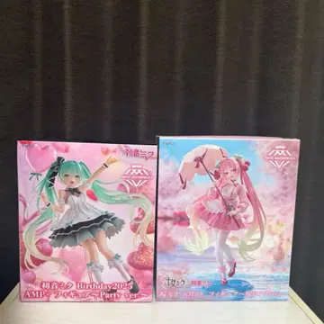[ 2개 세트 ] 하츠네 미쿠 AMP+ 피규어
