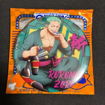 원피스 굿즈 캔뱃지 GOURMET 롤로노아 조로