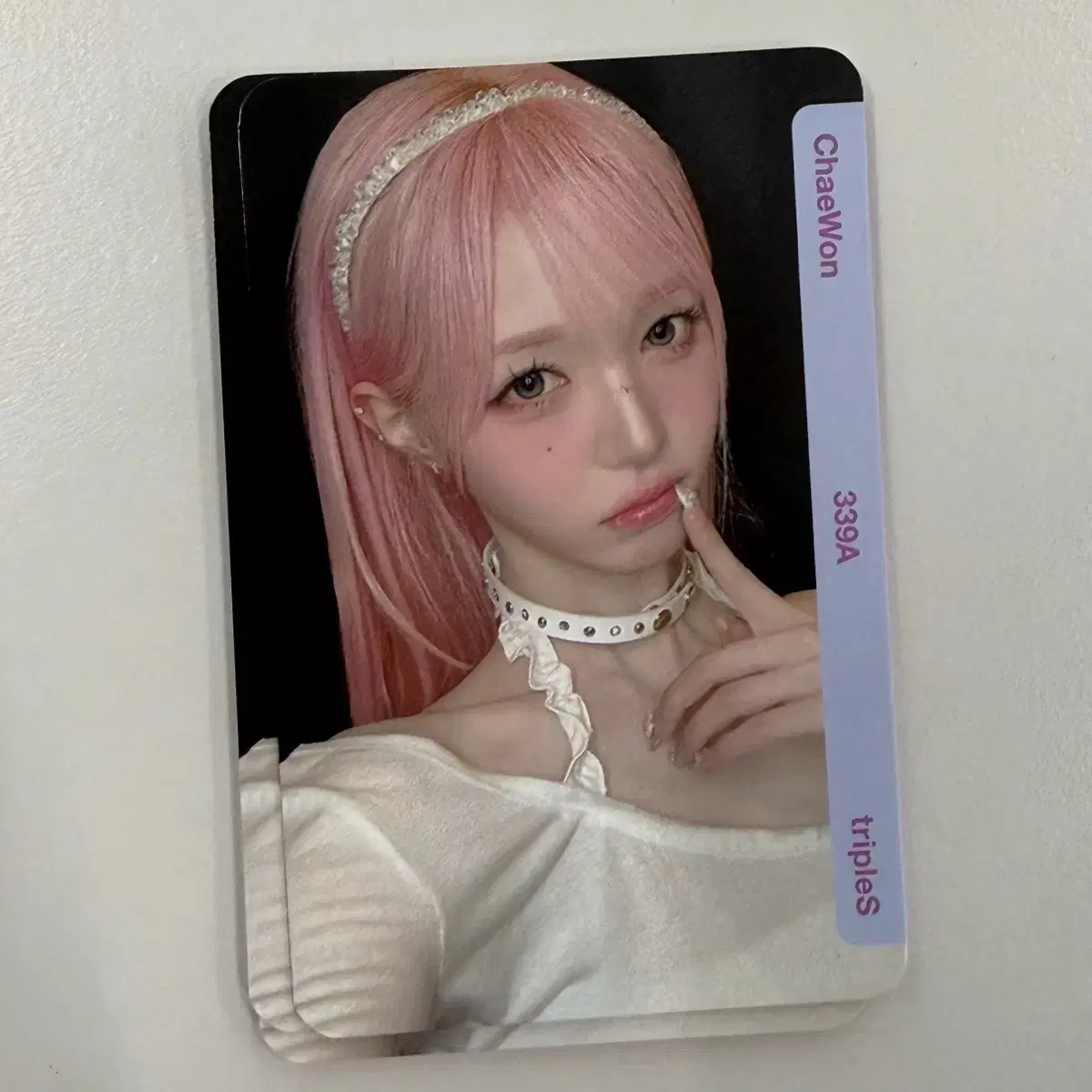Triples chaewon Kim Chaewon Show Champion 1st Place Object AA321