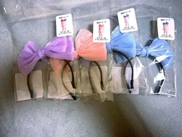 봉제 인형 리본 머리띠