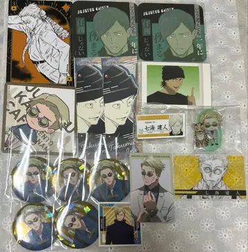 주술회전전 나나미 켄토 카드 코스터 캔뱃지 아크릴 스탠드 카드