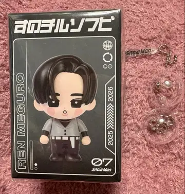 메구로 렌 1stPOPUP 키링 스노우 칠 소프트 비닐 세트