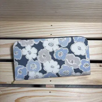 핸드메이드 장지갑 [ 북유럽 ] Smoky Poppy [ 네이비 ]