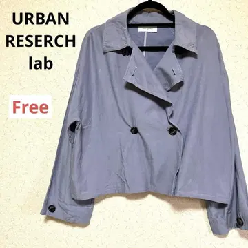 새상품급 어반 리서치 라보 숏 트렌치코트 F 남성/여성 스프링 봄