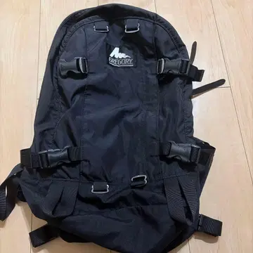 은색 택 GREGORY 올데이 백팩 블랙