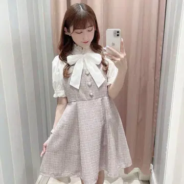 evelyn 펄 스트랩 핑크