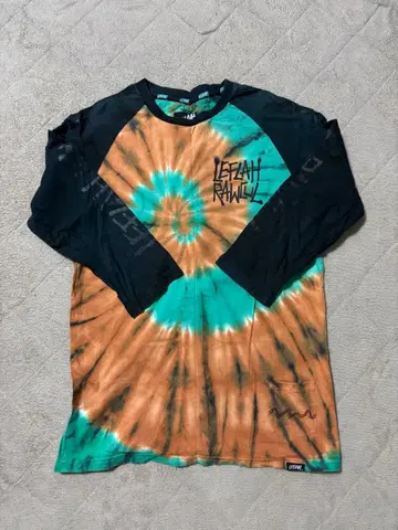 LEFLAH RAWLY 타이다이 7부 소매 티셔츠