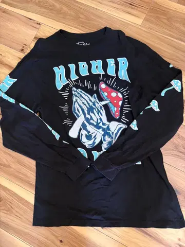 EIGHTY EIGHT HIGHER POWER 매쉬룸 롱 T