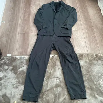 광택 다크 그레이 싱글 캐주얼 수트 2 버튼 S 사이즈 멋스럽습니다