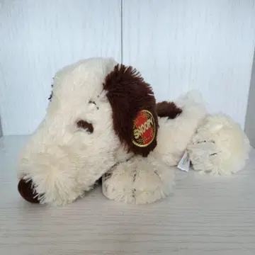 스누피 브라운 늘어뜨린 봉제 인형