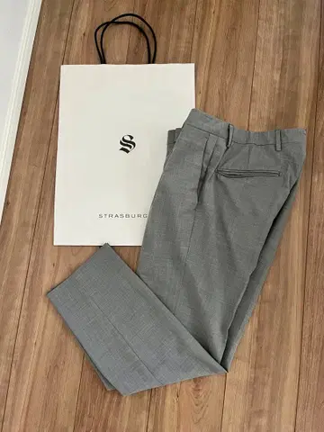 Brilla 슬랙스 그레이 트로피컬 울 44 봄/여름 호시바 토가