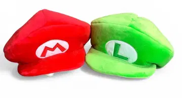 유니버셜 USJ 마리오 루이지 쿠션 모자 2개 세트 닌텐도 월드