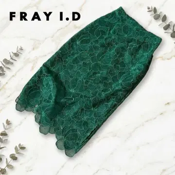 FRAY I.D 프레이 아이디 플라워 케미컬 레이스 타이트 스커트 0