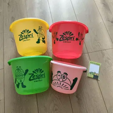 Zespri 양동이 4개 세트와 메모지 세트