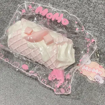 momostudio 복숭아맛 와플 아이스 롤