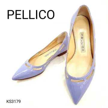 펠리코 새상품급 아넬리 TUTTI 스틸레토 플랫 EU35