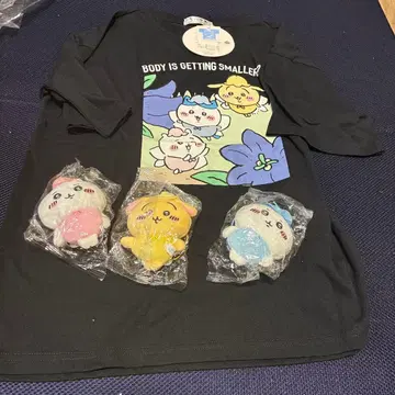 치이카와 셔츠 마스코트 토끼 하치와레 봉제 인형