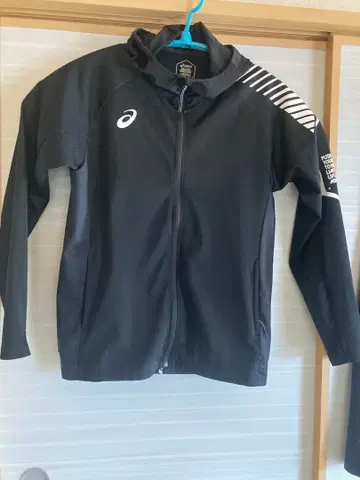 ASICS 트레이닝 의류 블랙 풀 집업 자켓