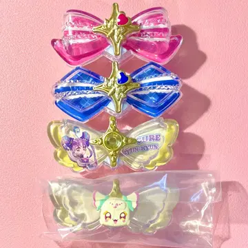 1 너와 아이돌 프리큐어 키라룬 리본 가챠 4종 세트