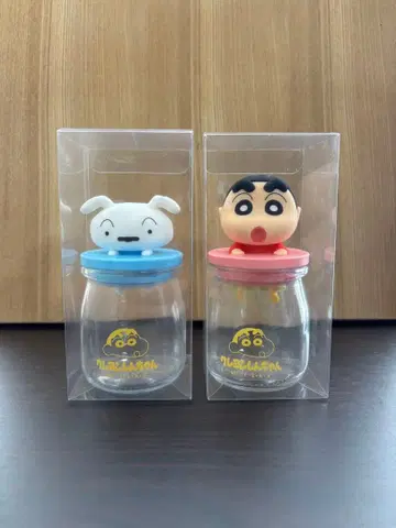 캔디 보틀 짱구는 못말려&시로 세트 (용기만)