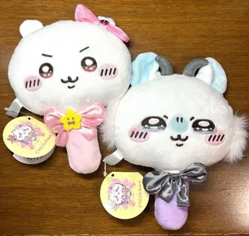 초 매지컬 치이카와 봉제 인형 거울 모몽가 치이카와 2점 세트