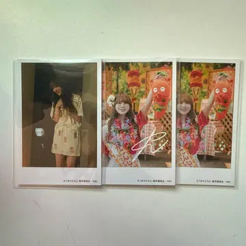 아야히로 사이카는 히로코 선배를 좋아해 폴라로이드 사인 포함 카토 시호