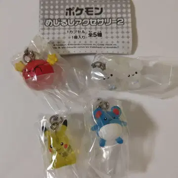 포켓몬 메지루시 액세서리 2 마릴 피카츄 와카네즈미 비리리다마