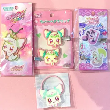 너와 아이돌 프리큐어 프리룬 앞머리 클립 머리끈 아크릴 키체인