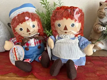 라가디 앤디 & 앤디 허들링 오르골 인형 페어 세키구치 미사용품