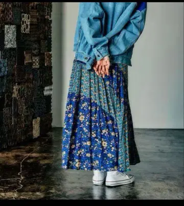 니코앤드 에스카르고 맥시 플라워 스커트 2 MODE NORM CORE