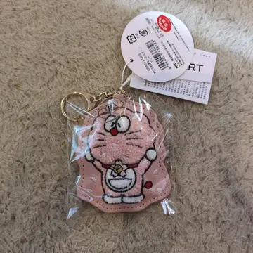 100% 도라에몽 프렌즈 사가라 자수 키링 벚꽃 사쿠라