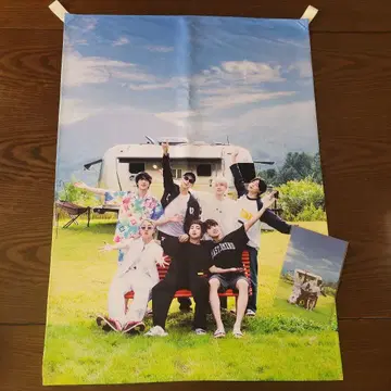 BTS IN THE SOOP 패브릭 포스터 엽서 세트