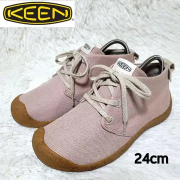 새상품급 KEEN 모지 처커 캔버스 스니커즈 24cm