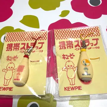 큐피 핸드폰 스트랩 클리너 포함 2개 세트