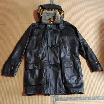 가죽 자켓 레오파드 무늬 안감