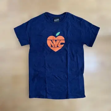 BEAMS T셔츠 S 네이비 빔즈 셔츠 사과 처분품