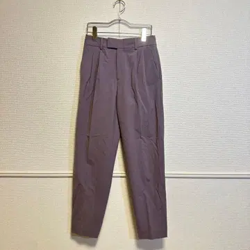 [1_OF MINE] FFC 턱 테이퍼드 팬츠 퍼플 오피스