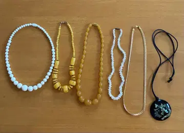 유품 정리품 앤티크 목걸이 6개 세트