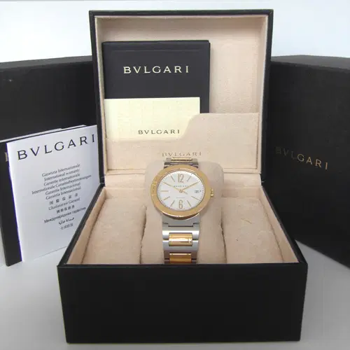 불가리 불가리불가리 BB38SG 18K옐로우골드 콤비 오토 38mm 사진 2