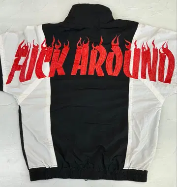 H571 NO ID. 노아이디 나일론 자켓 파이어 레터링