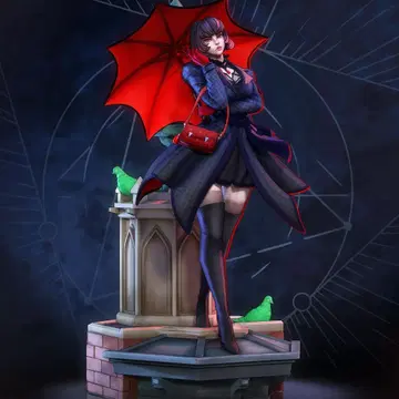 1/7 미도색 미조립 피규어 레진 키트 Deadlock