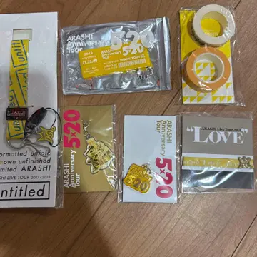 아라시 니노미야 카즈나리 굿즈 묶음 판매 6세트