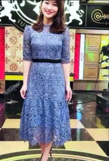 [스테디셀러] 셀포드 케미컬 레이스 원피스 블루 413