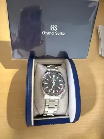Grand Seiko 쿼츠 손목시계 블랙 SBGN019 새상품 미사용
