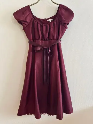 레스트로즈 와인 레드 원피스