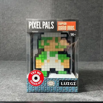루이지 PIXEL PALS 피규어 빛나는 LED 라이트 포함