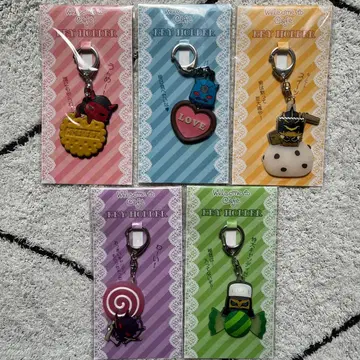 [ 미개봉 새상품 ] 가면라이더 덴오 러버 키링 5종 세트