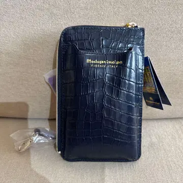미사용 새상품 Modaprinciple 크로커다일 패턴 스마트폰 숄더백