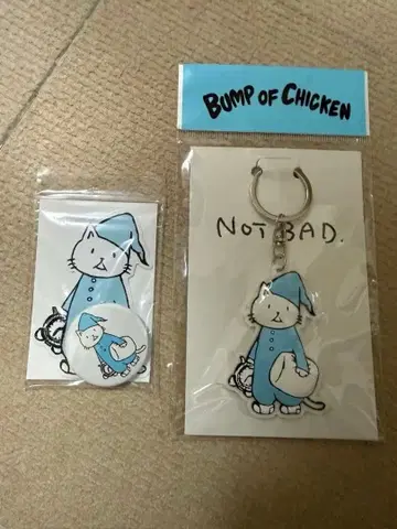 BUMP OF CHICKEN 니콜 키링 배지 스티커 세트