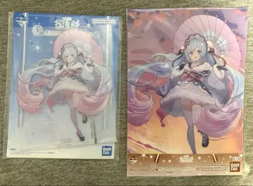 제일복권 유키 미쿠 O상 2023 빅 아크릴 스탠드, S상, R상 세트